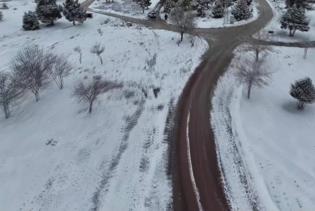 Konya’nın kış güzelliği! Ünlü yayla masalsı manzaralar sunuyor 10